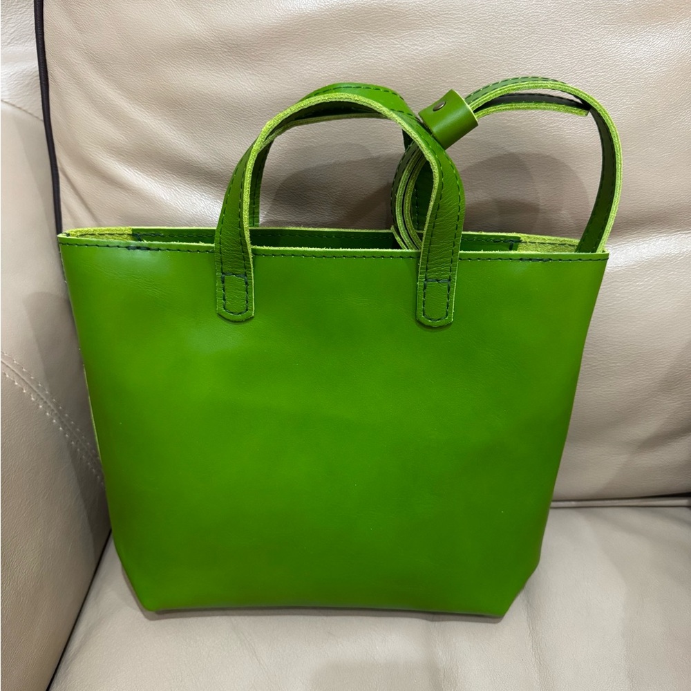 Portland Leather Goods Zip Mini Crossbody Tote Bag - Picture 2 of 4